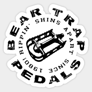 BMX Bear Trap Pedals Sticker